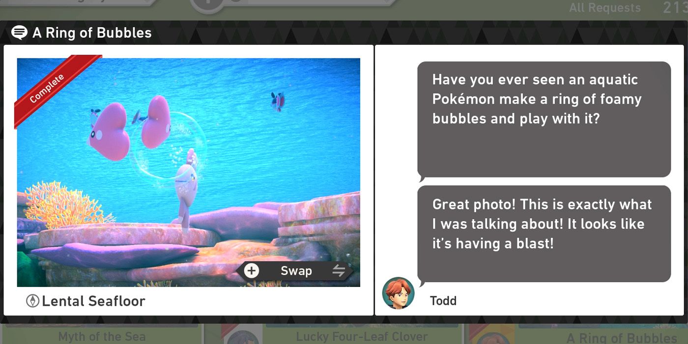 New Pokemon Snap Every Request In Lental Seafloor Undersea & How To Complete Them