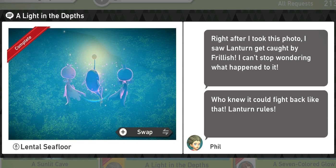 New Pokemon Snap Every Request In Lental Seafloor Undersea & How To Complete Them