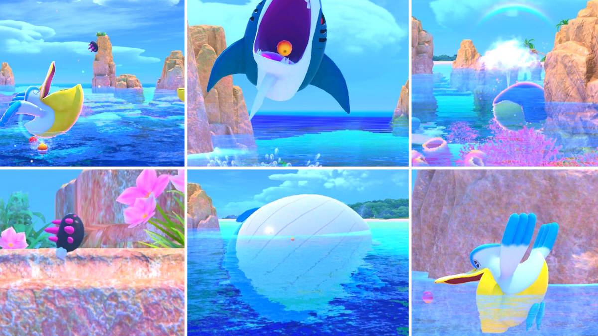 Some of the photo requests in the Maricopia Reef (Day) course in New Pokemon Snap