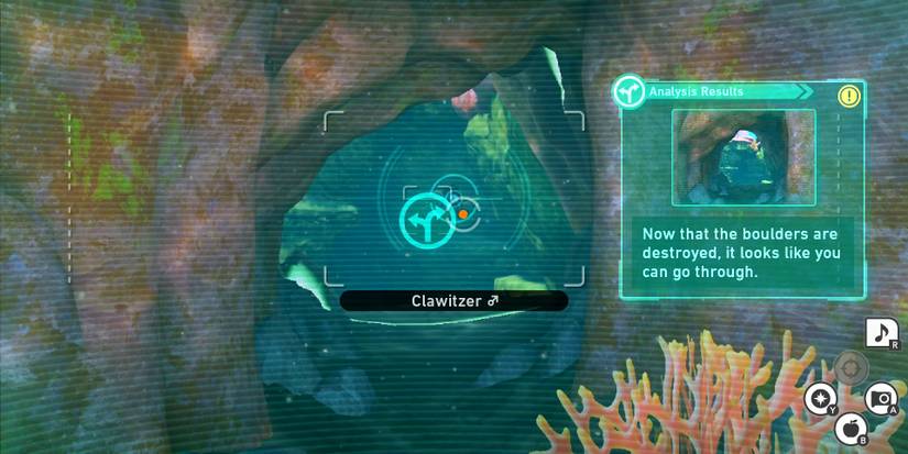 Unlocking a new route using Illumina Orbs in New Pokemon Snap