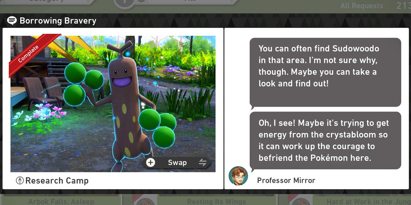 New Pokemon Snap Every Request At The Research Camp & How To Complete Them