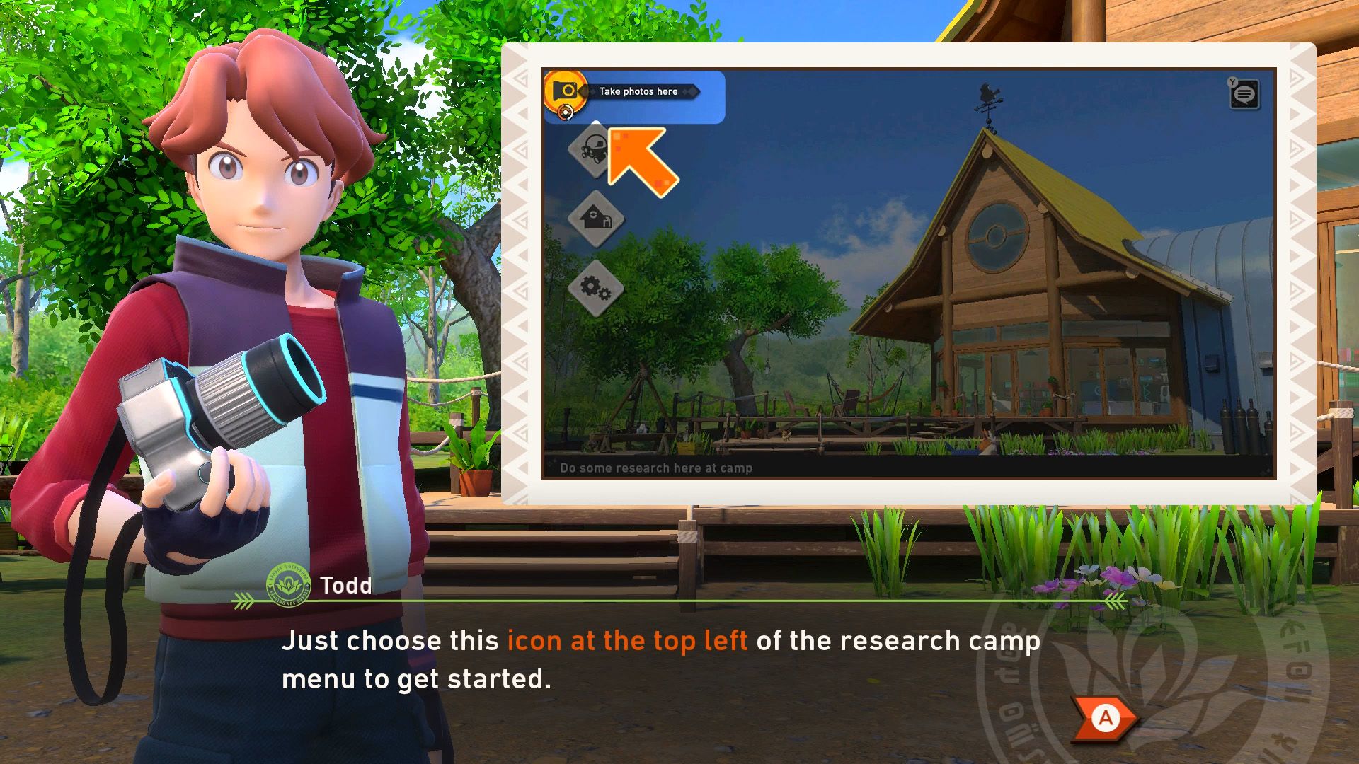 Research Camp in New Pokemon Snap