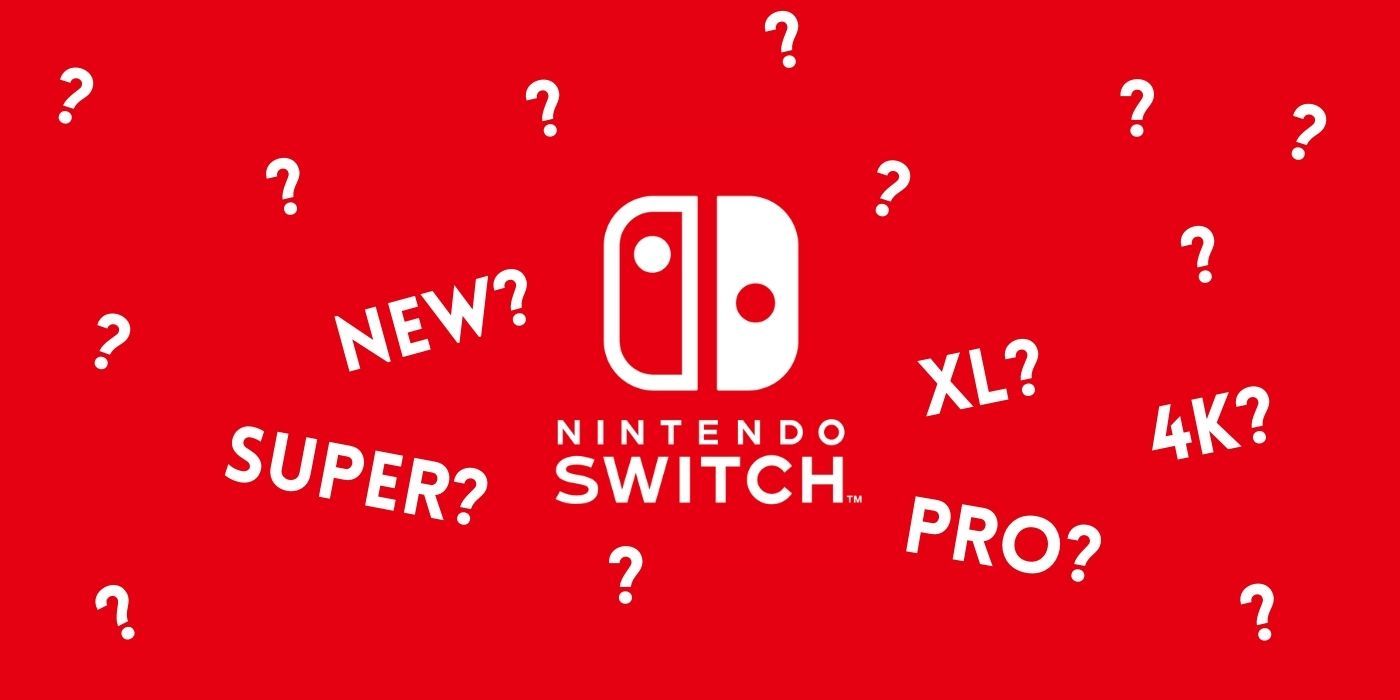 nintendo switch logo with possible extra names: pro, super, new, XL