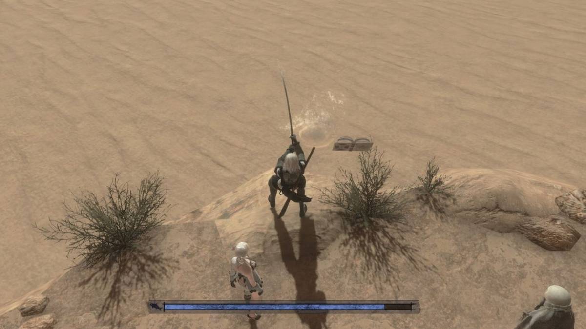 nier replicant sandfish fishing
