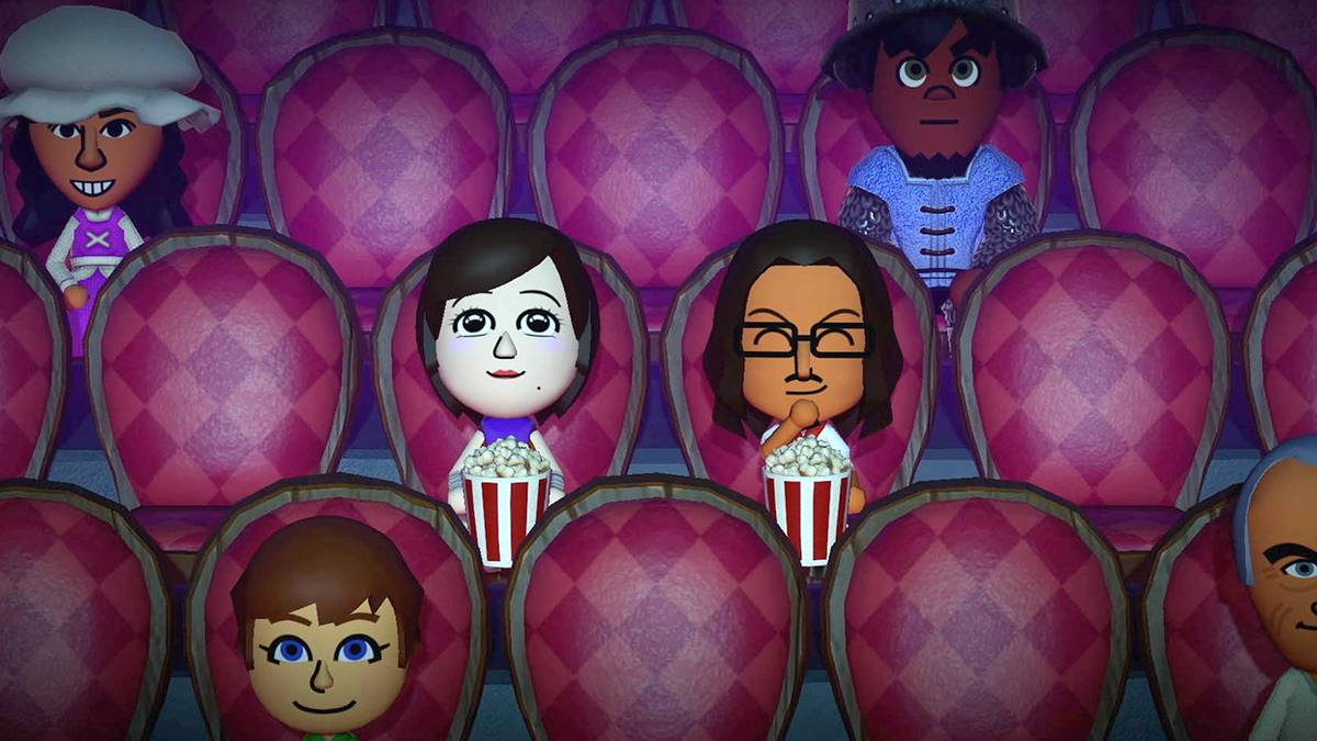 Nintendo Miitopia Mii in theater