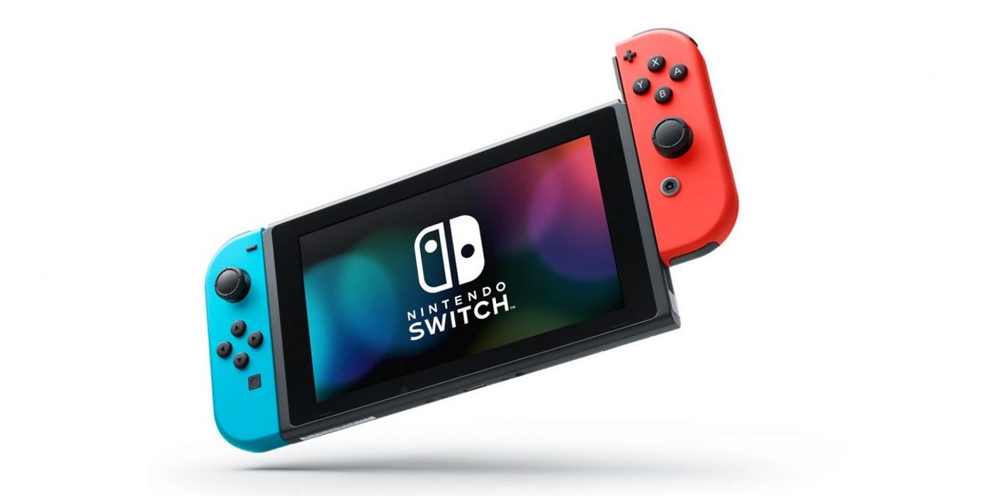 Nintendo Switch blue and red Joy Cons