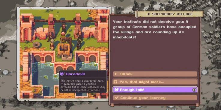 pathway enemy encounter