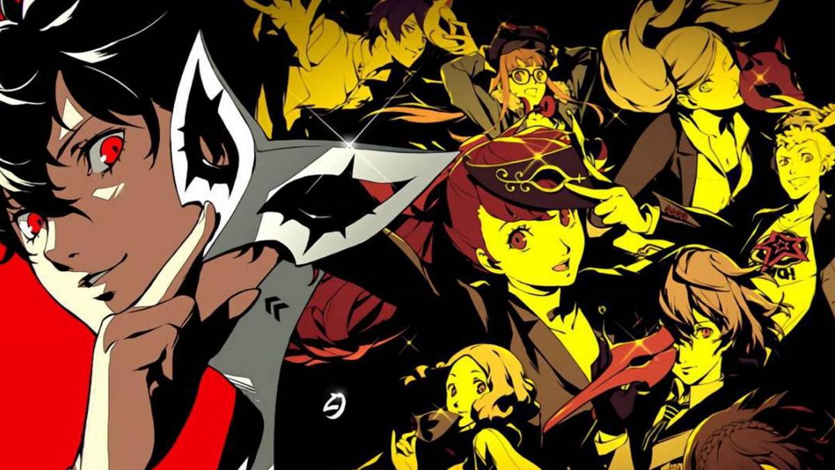 Persona 5 cast red and yellow