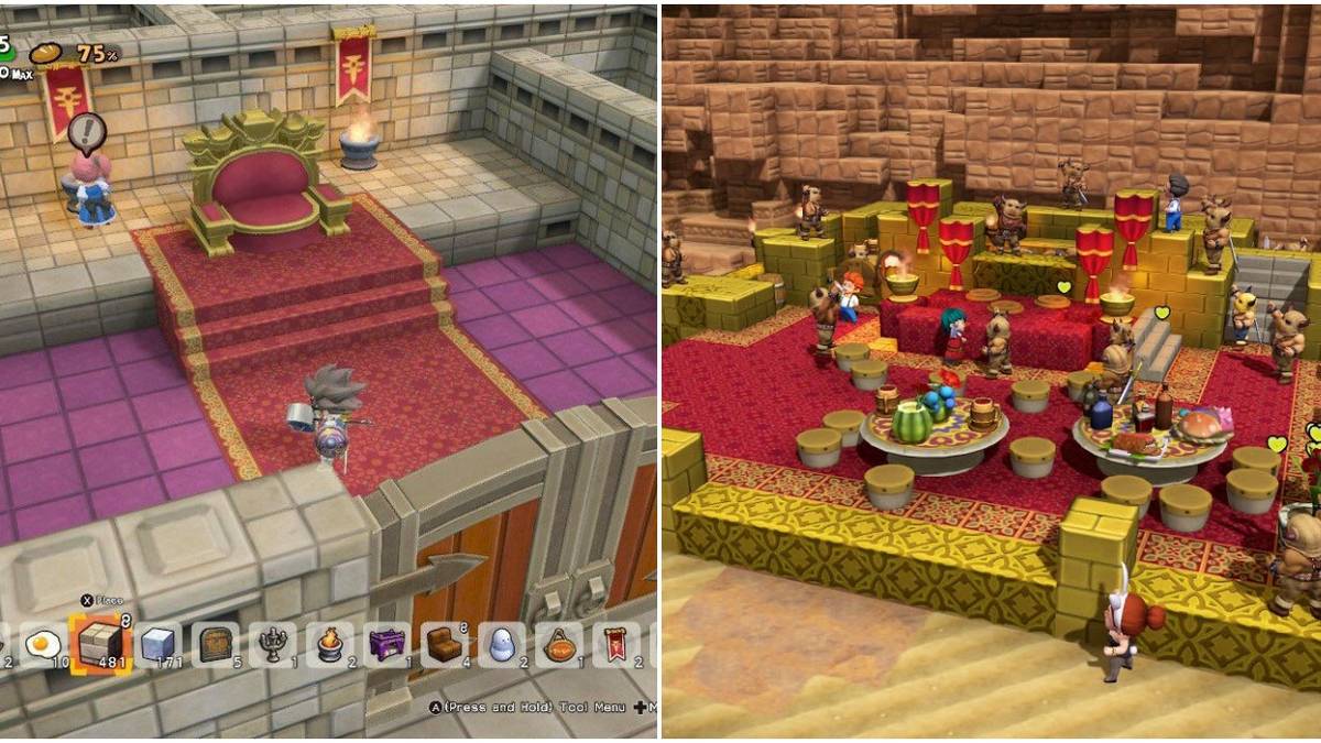 building up fancy rooms