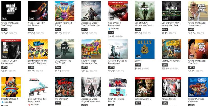 playstation store sale