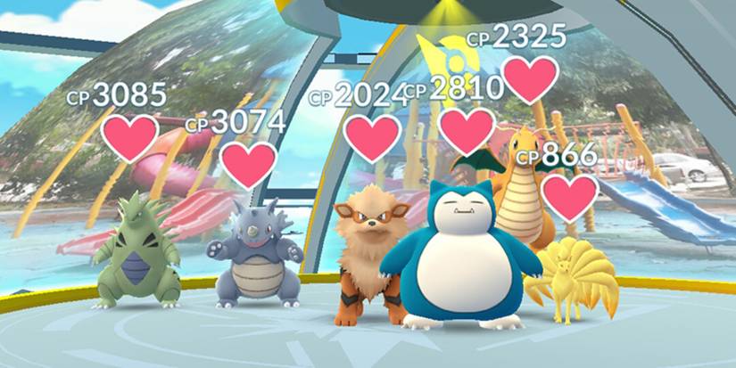 pokemon go gym defenders tyranitar rhydon snorlax arcanine dragonite ninetales