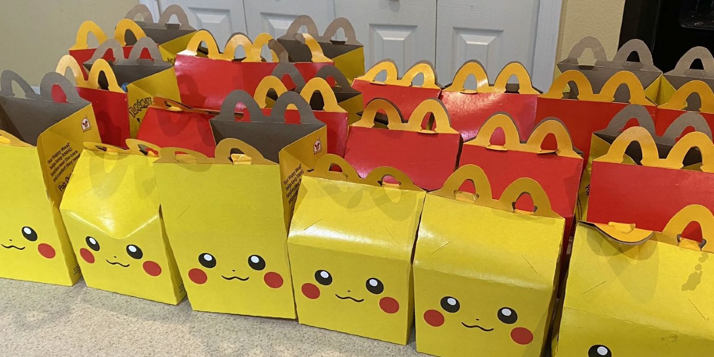 mcdonalds pokemon happy meal boxes pikachu
