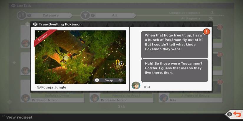 pokemon snap request