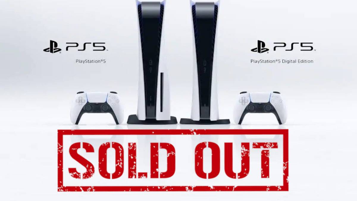 ps5 consoles and controllers sold out stamp underneath