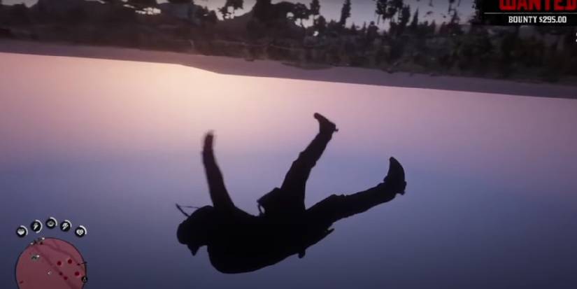 player falling through the world.