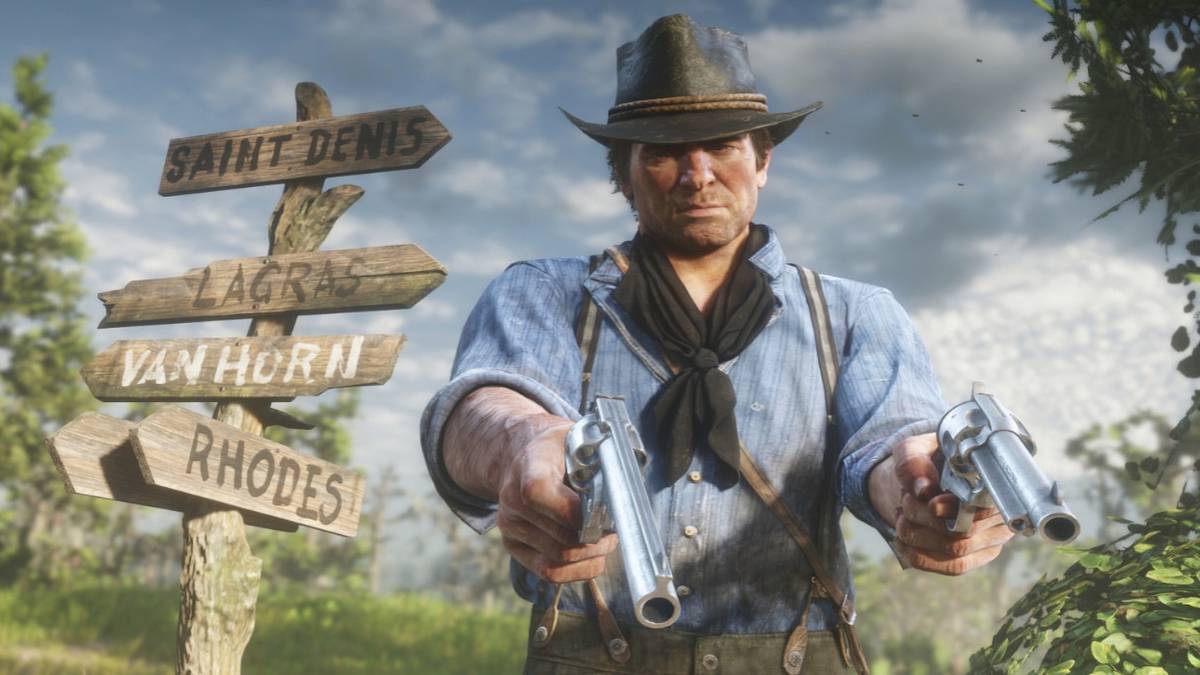 red-dead-redemption-2-arthur-aiming-two-revolvers