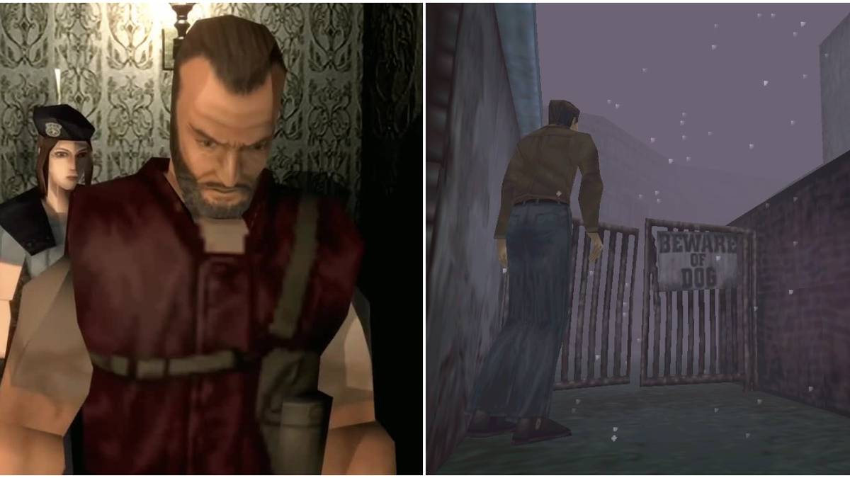 resident evil silent hill split image survival horror