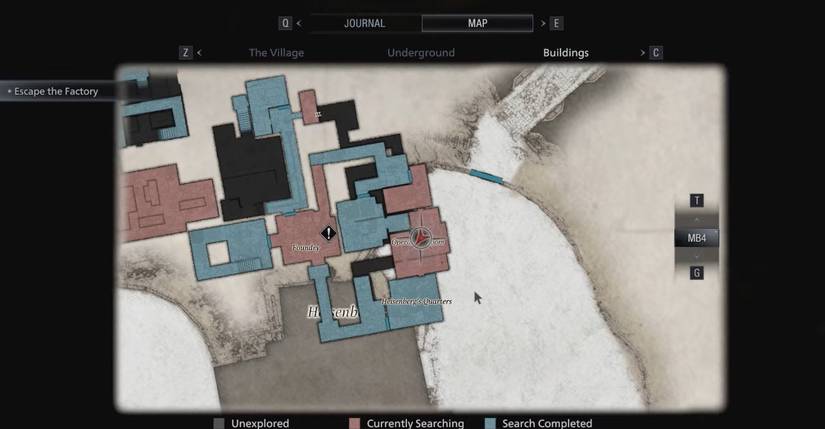 resident evil village heisenbergs factory map