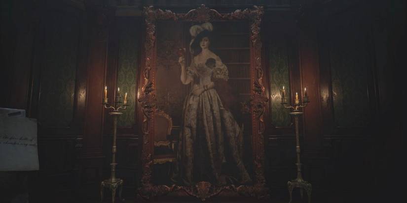 resident evil village lady dimitrescu portrait