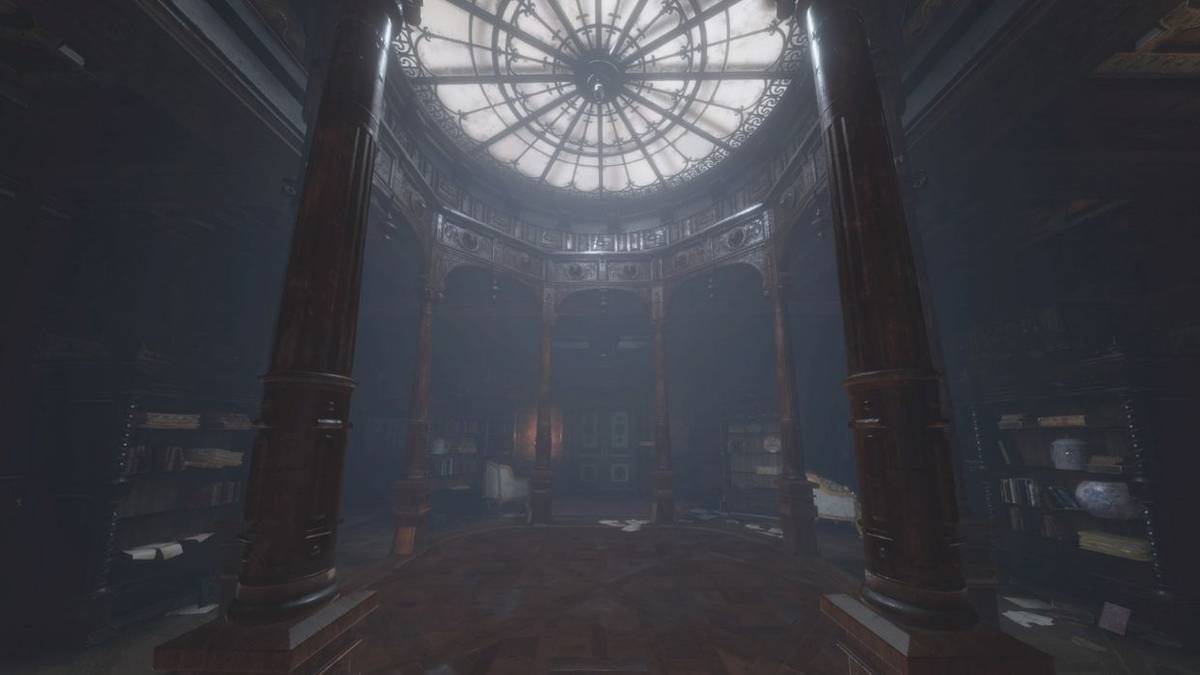 resident evil village library