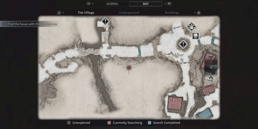 resident evil village lone road chest location