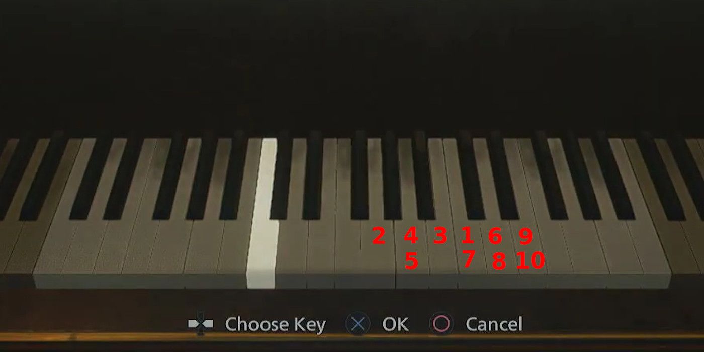 resident evil village piano puzzle solution