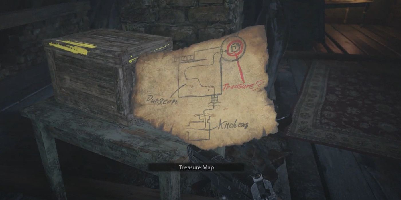 resident evil village treasure map puzzle