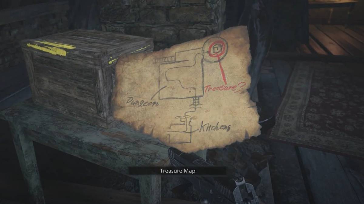 resident evil village treasure map puzzle