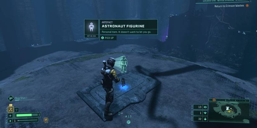 astronaut figure artefact info