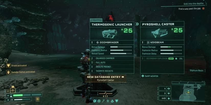 launcher and caster stats compared