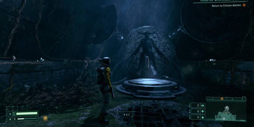 selene standing in front of reconstructor