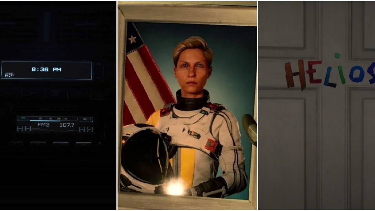 Split image: screenshots from Returnal