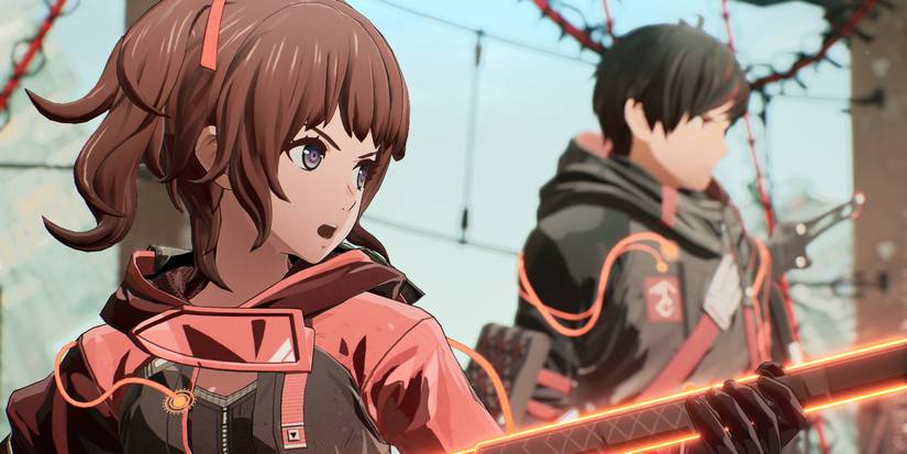 scarlet nexus characters Hanabi and Yuito