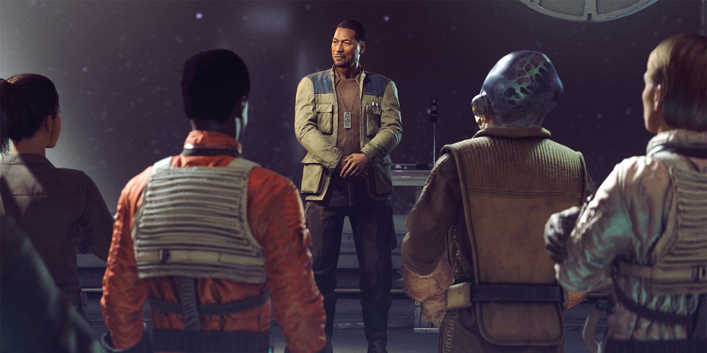 Star Wars Squadrons rebel meeting