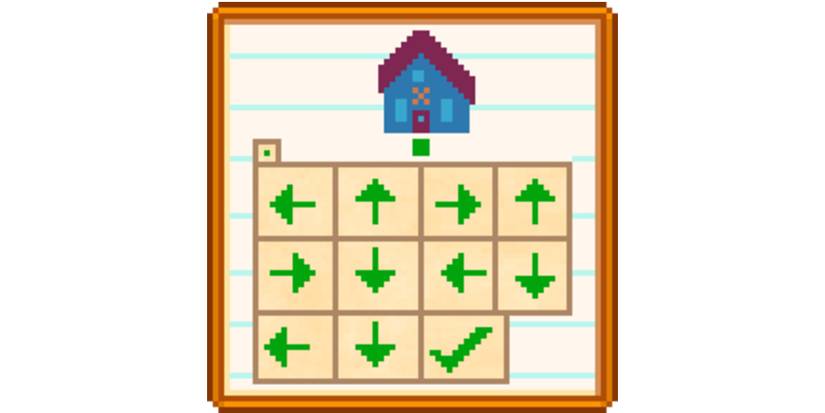 puzzle that leads to a gold statue.