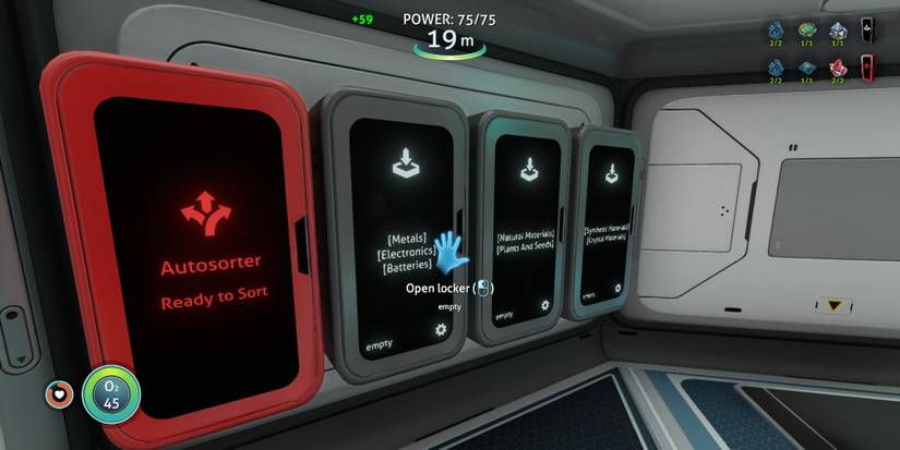 lockers that sort themselves.