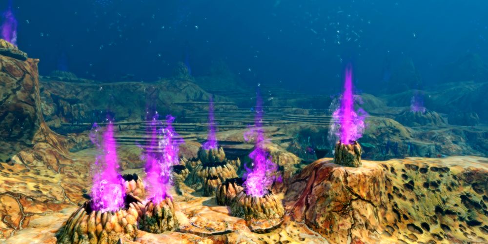vibrant vents that give this seafloor biome its name.