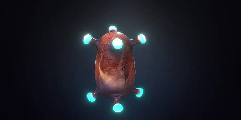 an ampeel egg in deep water.