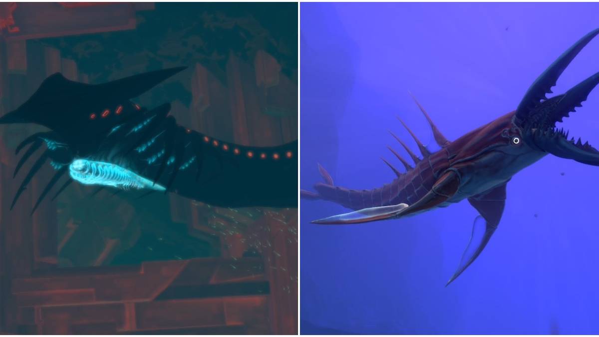 (Left) Shadow Leviathan (Right) Chelicerate