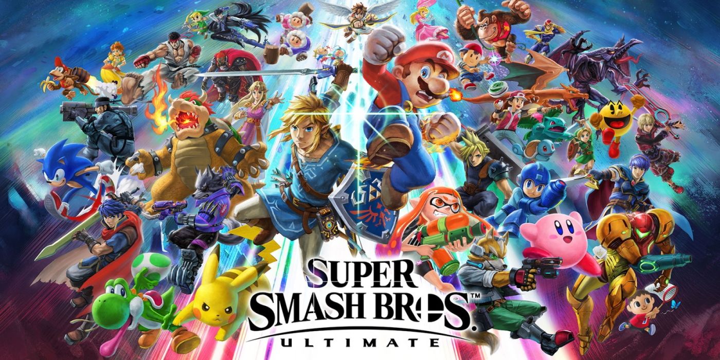 Постер с полным составом Super Smash Bros. Ultimate
