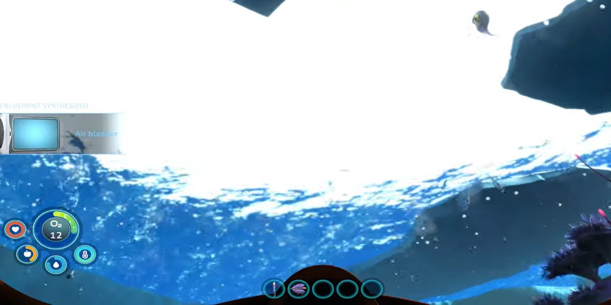 Swimming towards ocean surface