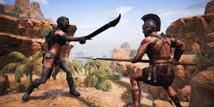sword vs spear in conan exiles
