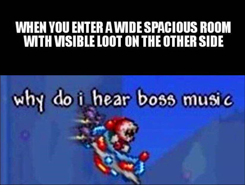 joke about accidentally encountering a boss. (larger image)