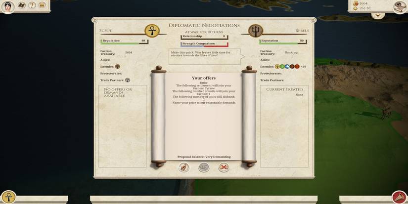 total war negotiation