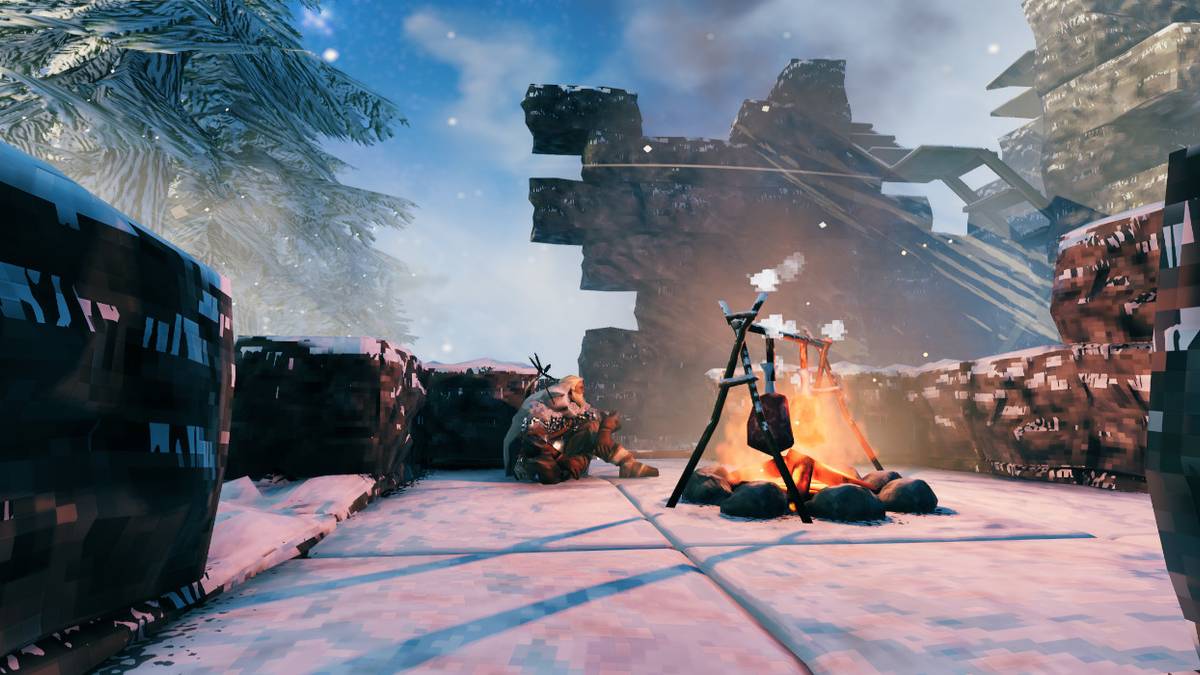 valheim-viking-resting-in-snow