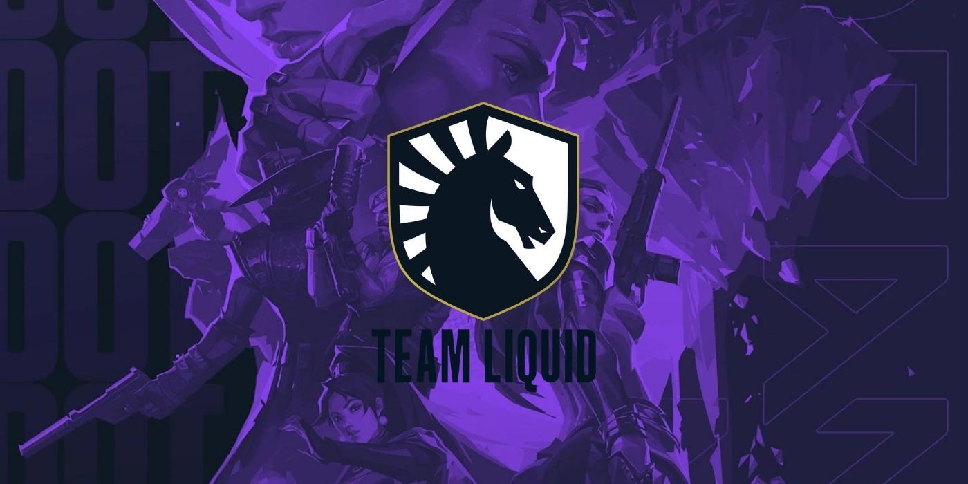 team liquid logo over valorant characters
