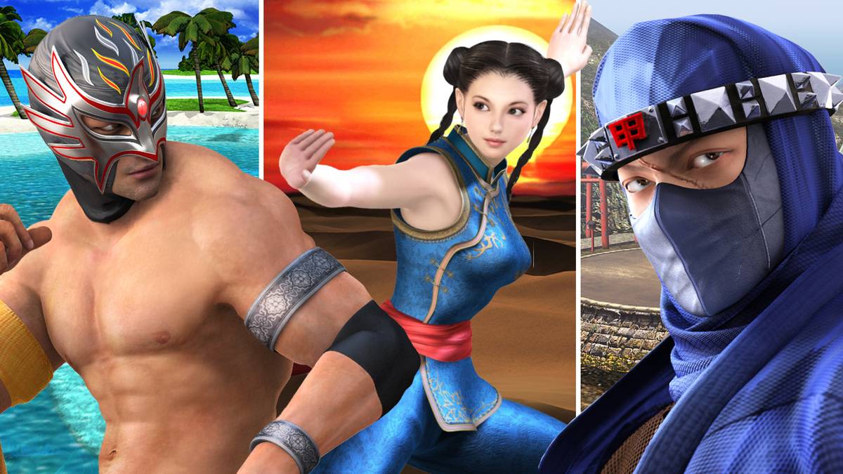 El Blaze, Pai and Cage from Virtua Fighter 5 Ultimate Showdown