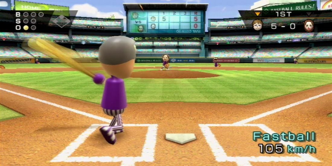 Batting in Wii Sports