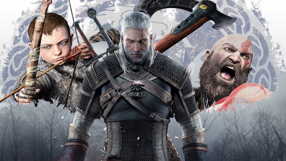 witcher god of war trees graphic