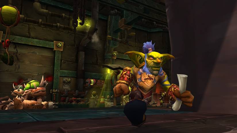 world of warcraft goblin and shredder robot